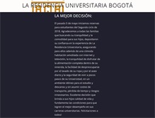 Tablet Screenshot of laresidenciauniversitaria.com